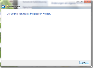 freigabe nicht möglich