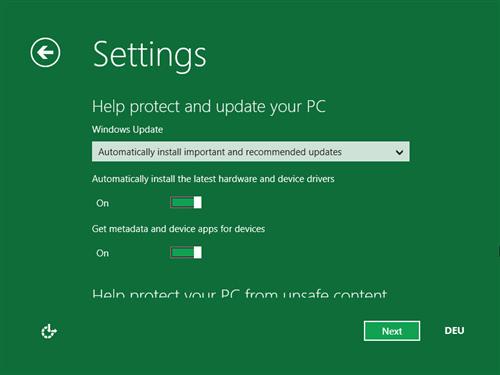 Windows 8 updates aktivieren