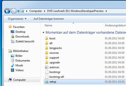 windows explorer setup 